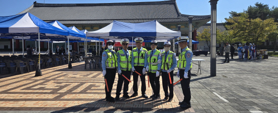 사랑실은 교통봉사대 진주지대, 남강마라톤대회 봉사